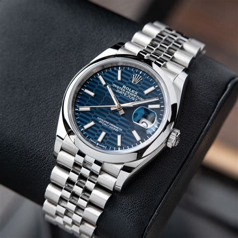 rolex date just blue face|Rolex Datejust blue face price.